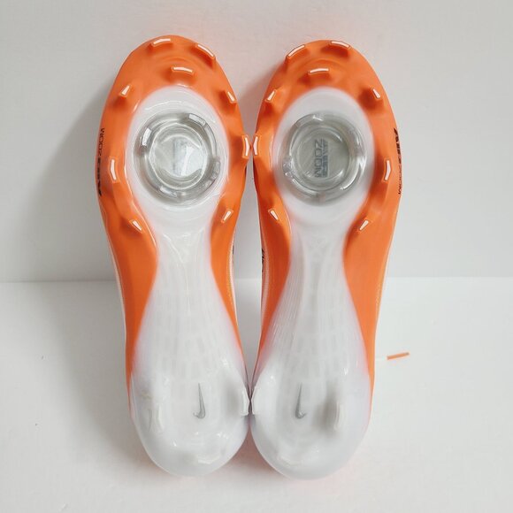 NEW Nike Air Zoom Vapor Pro 1 TB Football Cleats HM8850-103 Size 9 White Orange main image 7